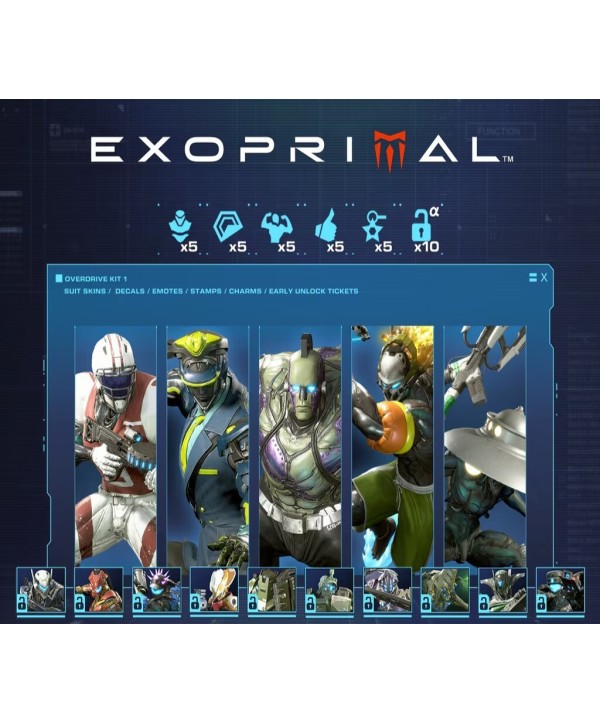 Exoprimal - Overdrive Kit 1 DLC Bundle Steam Key GLOBAL